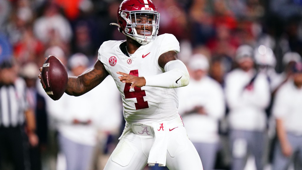 Alabama QB Jalen Milroe passes on entering the 2024 NFL draft