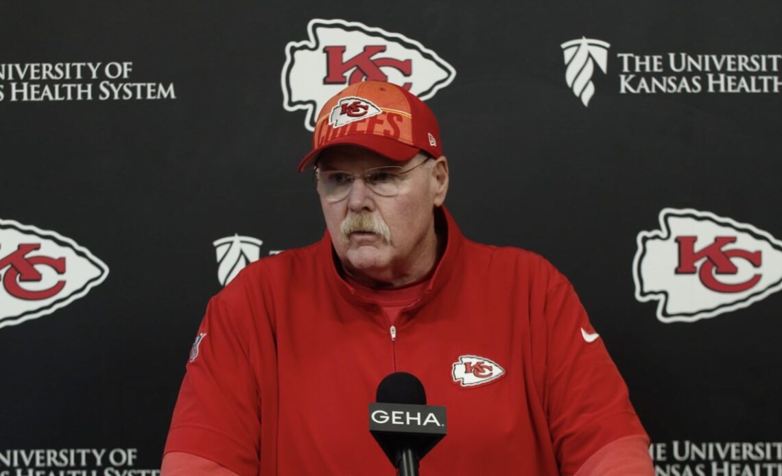 Andy Reid: "Gotta have a good week of practice and that starts today" | Press Conference 12/21