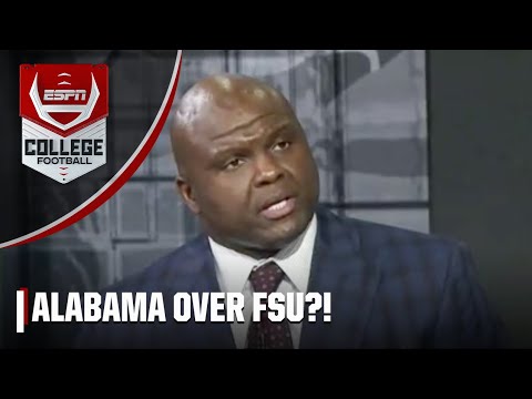 Booger McFarland UPSET over Alabama over FSU in the CFP?! | CFP Selection Show
