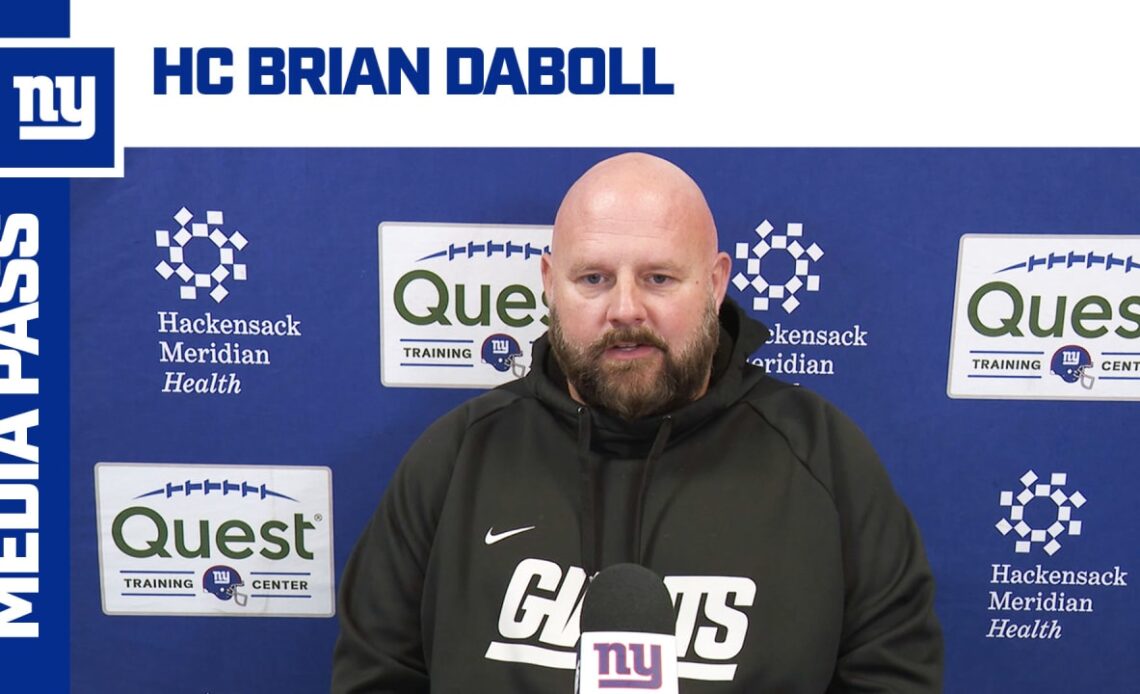 Coach Brian Daboll on quarterback decision for Week 17 vs. Rams