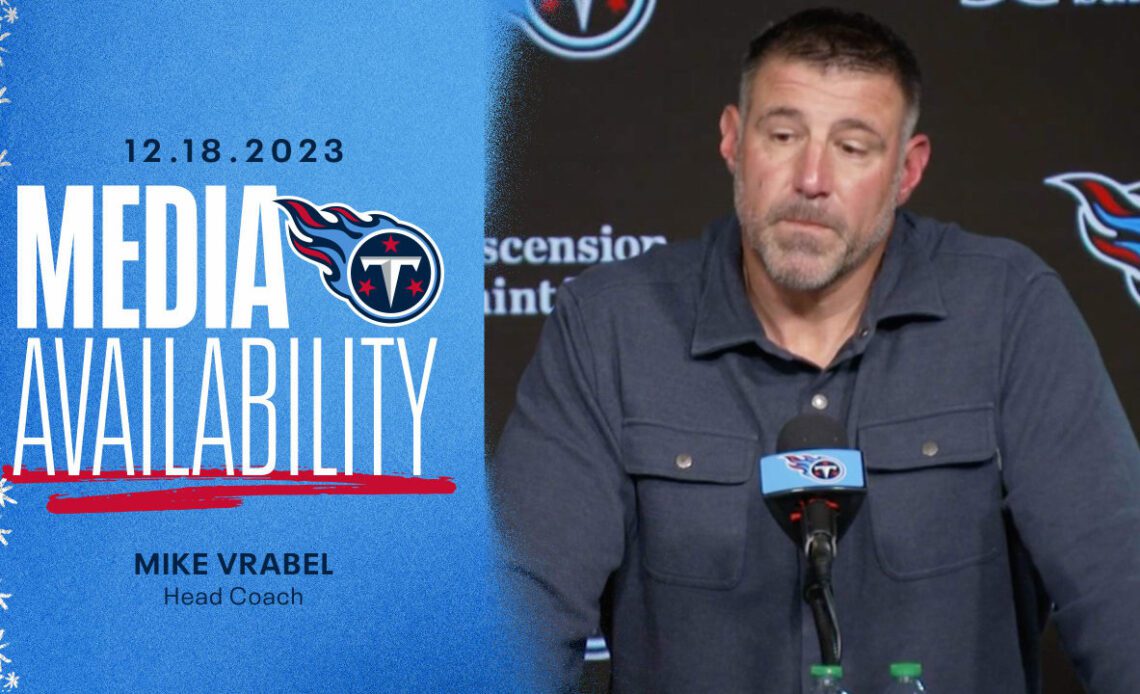 Continue to Raise Expectations | Mike Vrabel Media Availability 