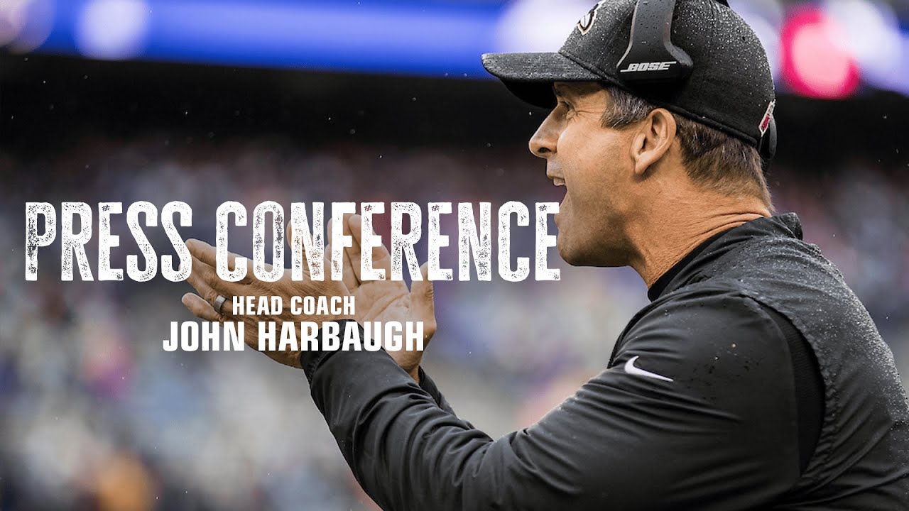 John Harbaugh, Ravens Players Postgame Media Availability vs. Rams | Baltimore Ravens