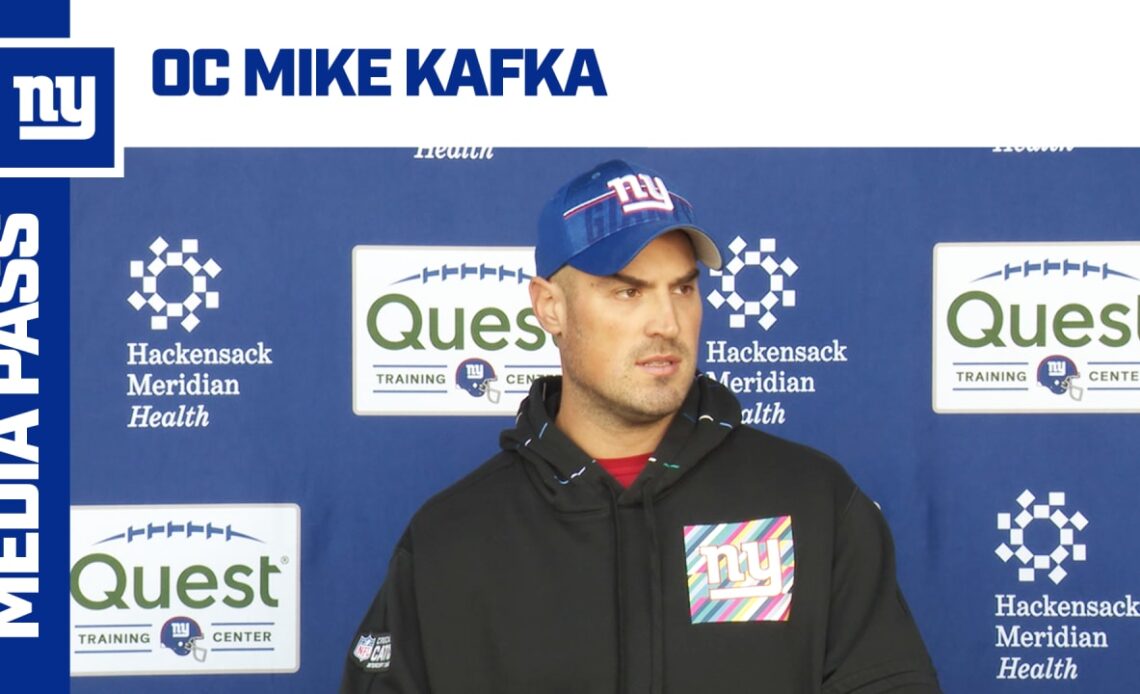 OC Mike Kafka on QB Tommy DeVito's development