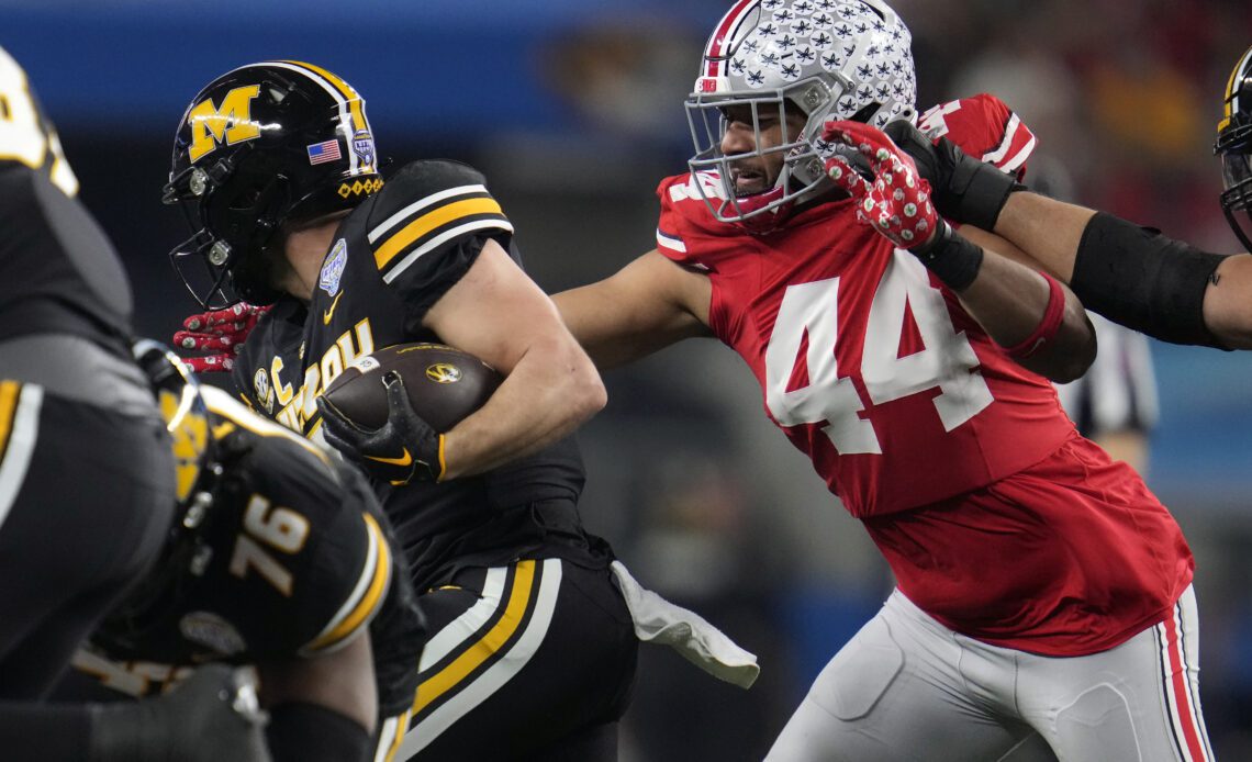 Ohio State players that earned their Buckeyes leaves against Missouri