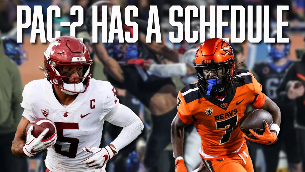 Oregon State & Washington State Have a Football Schedule for 2025