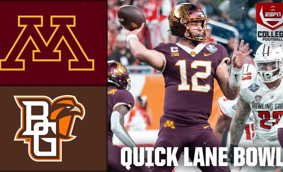 Quick Lane Bowl: Bowling Green Falcons vs. Minnesota Golden Gophers | Full Game Highlights