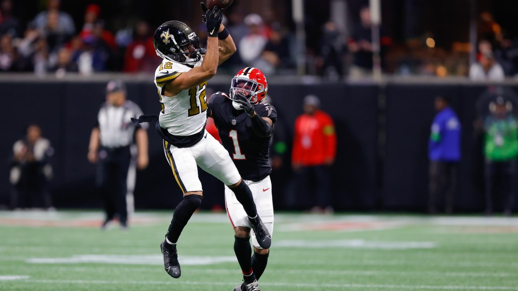 Saints WR Chris Olave out for game with concussion