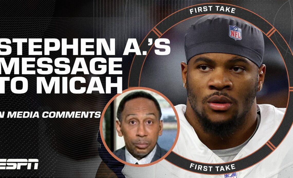 Stephen A. has a message for Micah Parsons 💬 | First Take