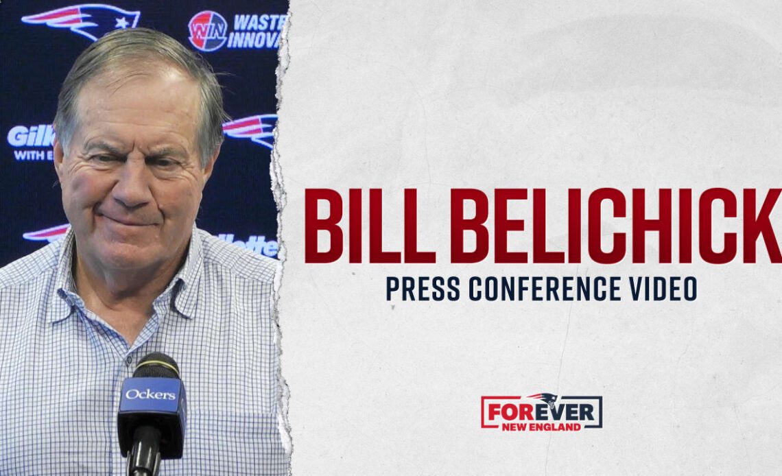 Coach Bill Belichick 1/8: "Proud of the way the team competed"