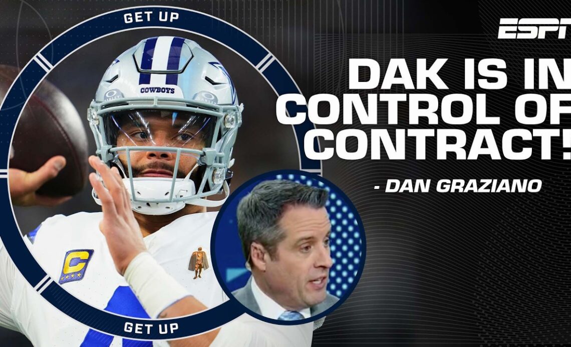 Dak Prescott is in CONTROL! - Dan Graziano on Cowboys contract talks | Get Up