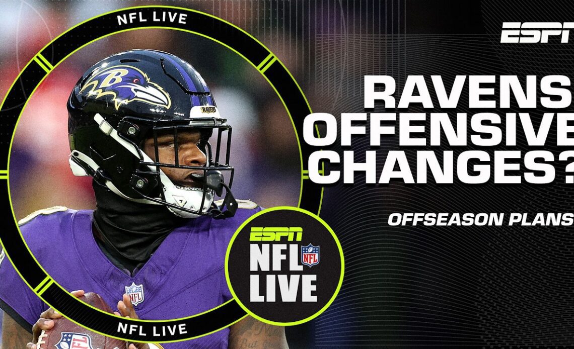 Does Ravens' offense need to make changes this offseason? 🤔 'NOT REALLY!' - Mina Kimes | NFL Live