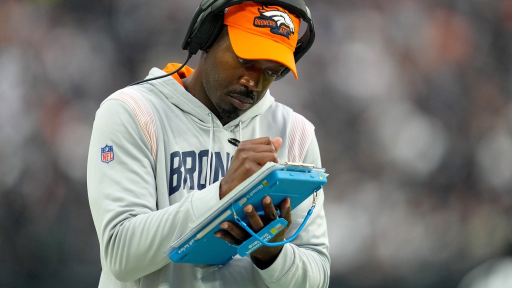 Falcons request second interview with Panthers DC Ejiro Evero