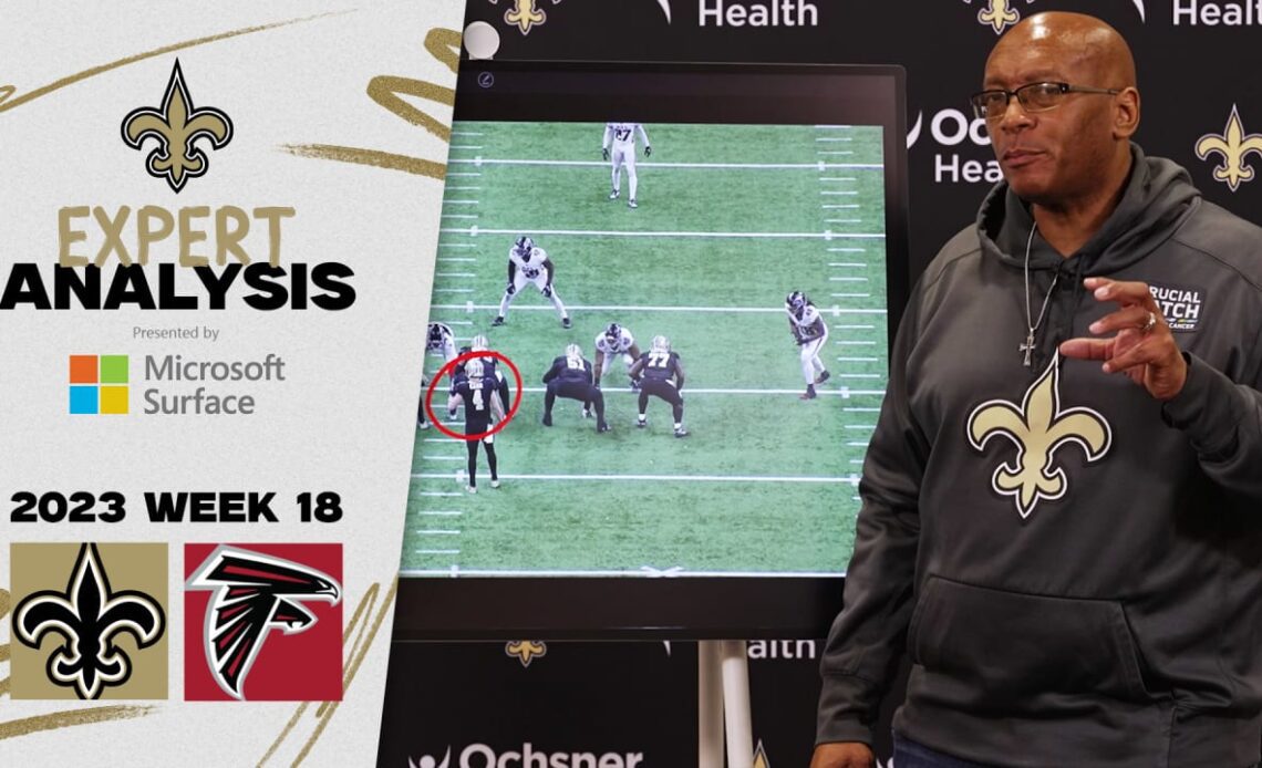 Film study on Saints WR Chris Olave's juggling circus-style TD