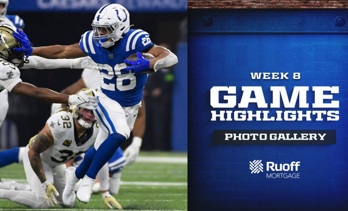 Game Highlights: Colts vs. Saints, Week 8