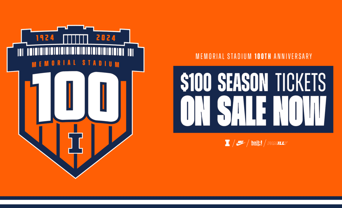 $100 Season Ticket Ad Memorial Stadium 100th Anniversary