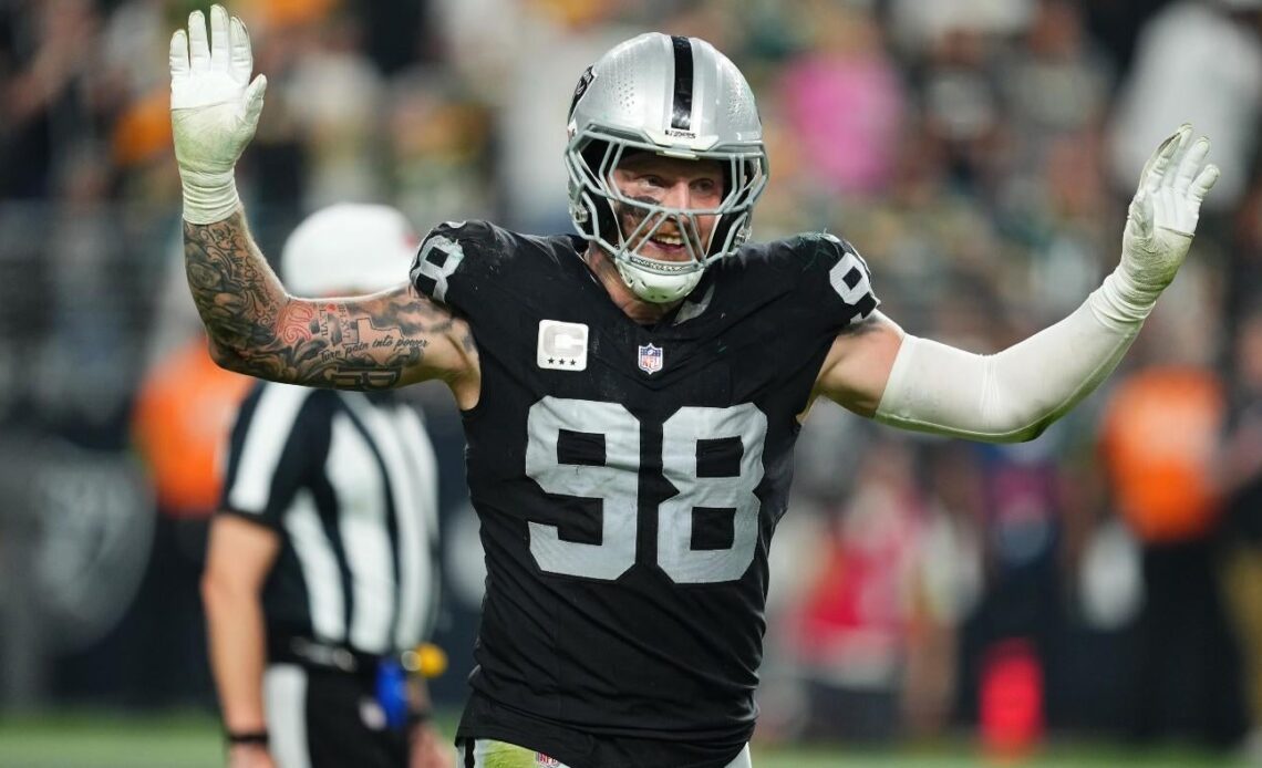 Maxx Crosby admits Raiders 'f---ed it all up' picking Josh McDaniels over interim HC Rich Bisaccia in 2022