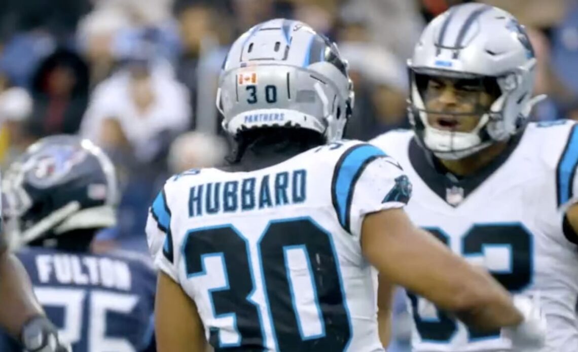 Must-See: Chuba Hubbard punches it in the end zone from 5 yards out