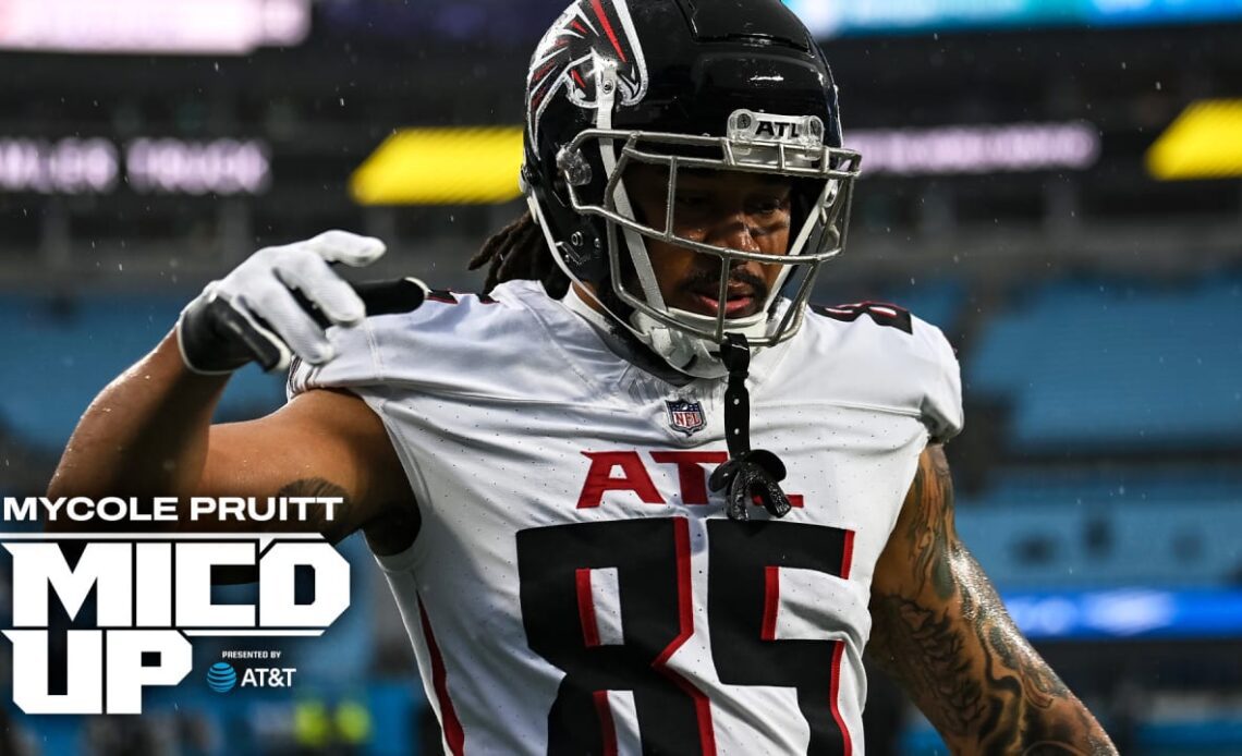 MyCole Pruitt Mic'd Up in NFC South Matchup | Atlanta Falcons vs. Carolina Panthers | NFL