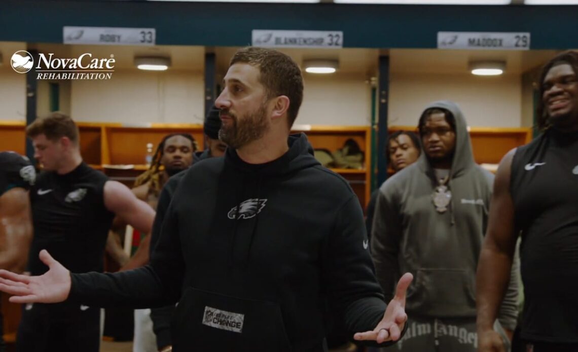 Nick Sirianni Postgame Locker Room Victory Speech: Giants | Week 16