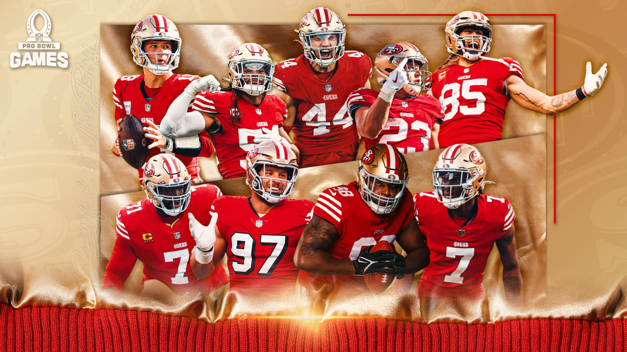 Nine 49ers Players Selected to the 2024 Pro Bowl VCP Football