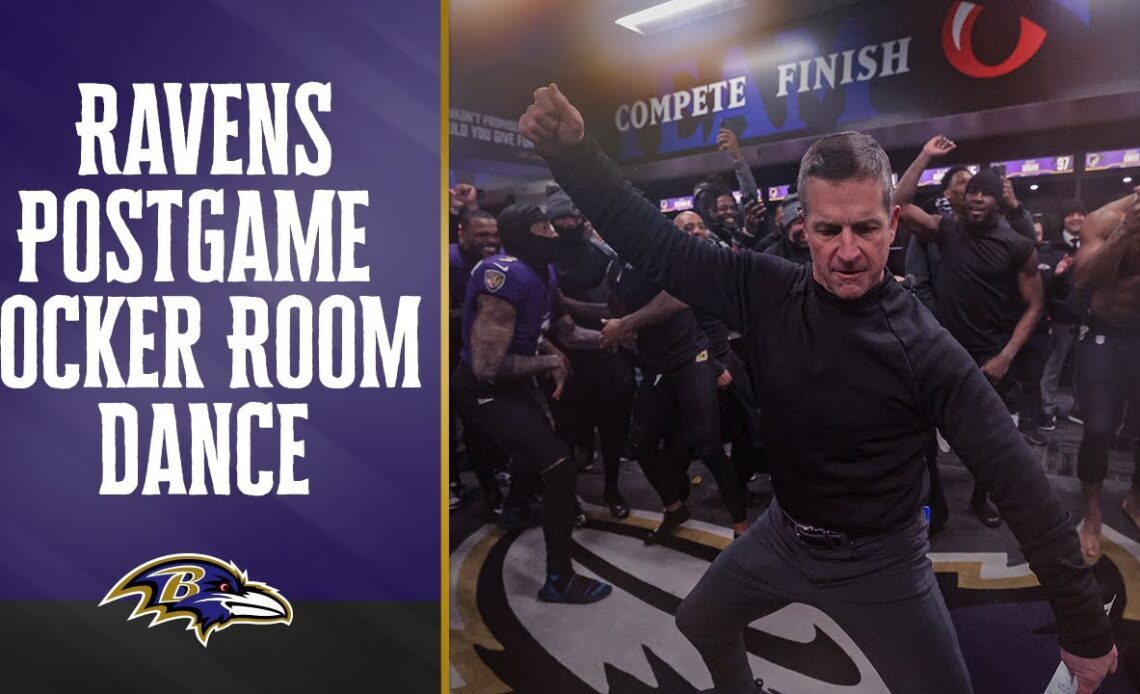 Ravens Coaches, Players Dance In Locker Room Celebration After Divisional Victory