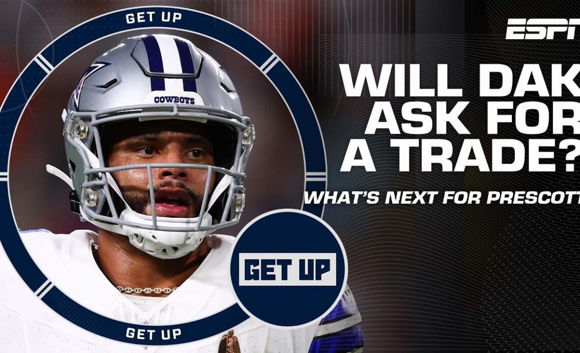 TRADED WHERE?! 👀 Jeff Saturday reveals where Dak Prescott should play next | Get Up