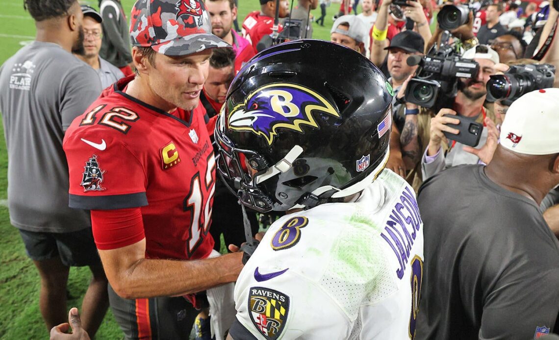 Tom Brady on when he first noticed Lamar Jackson's star power: 'You're the reason people watch the NFL'