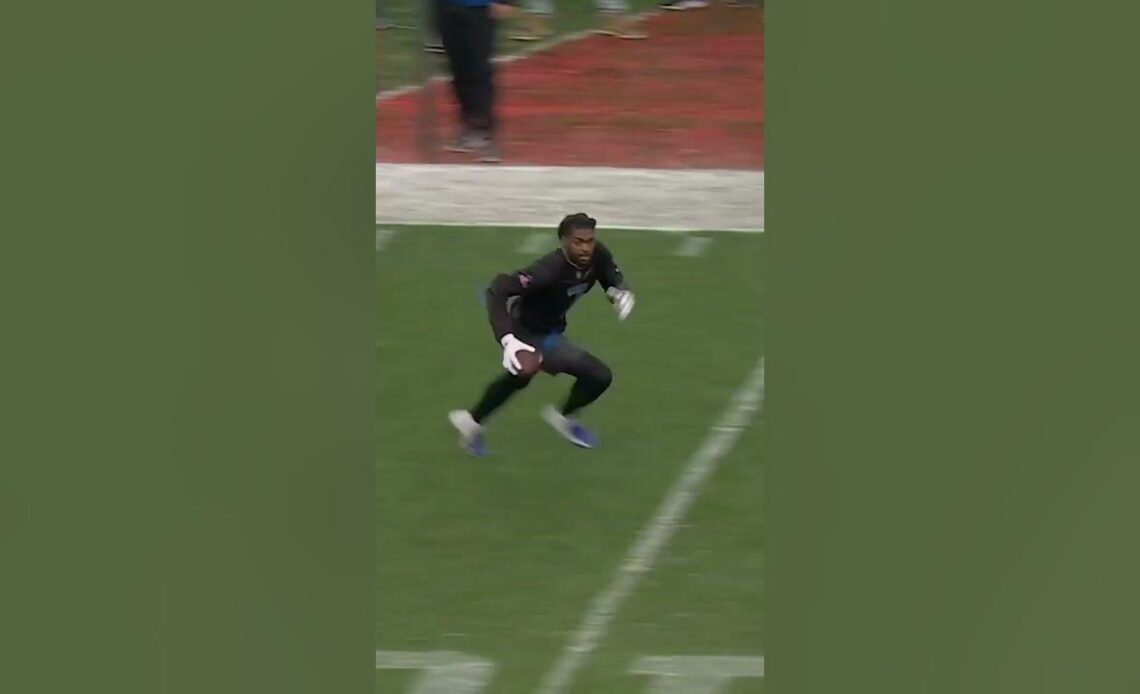 Trevon Diggs was too familiar with Stefon Diggs’ game 😂 #ProBowlGames start Thurs 7pm ET on ESPN