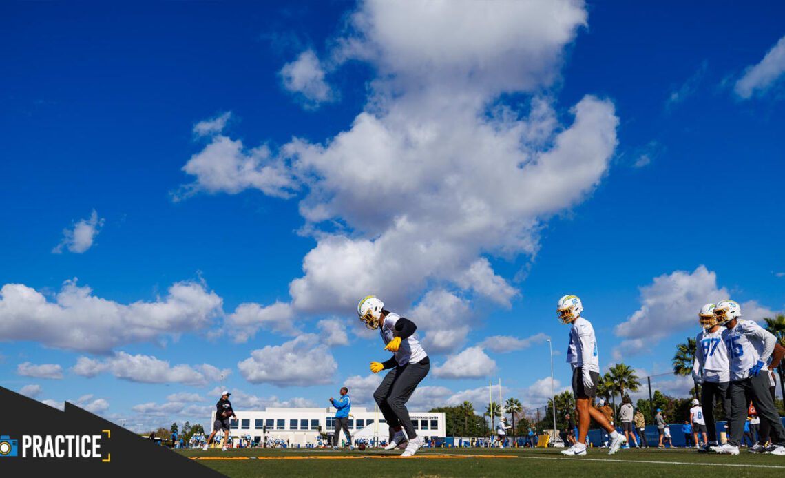 Week 18 Practices Begin at Hoag Performance Center