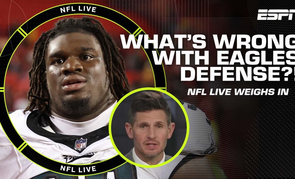 What is going on with the Eagles defense? + How can they fix their struggles? | NFL Live