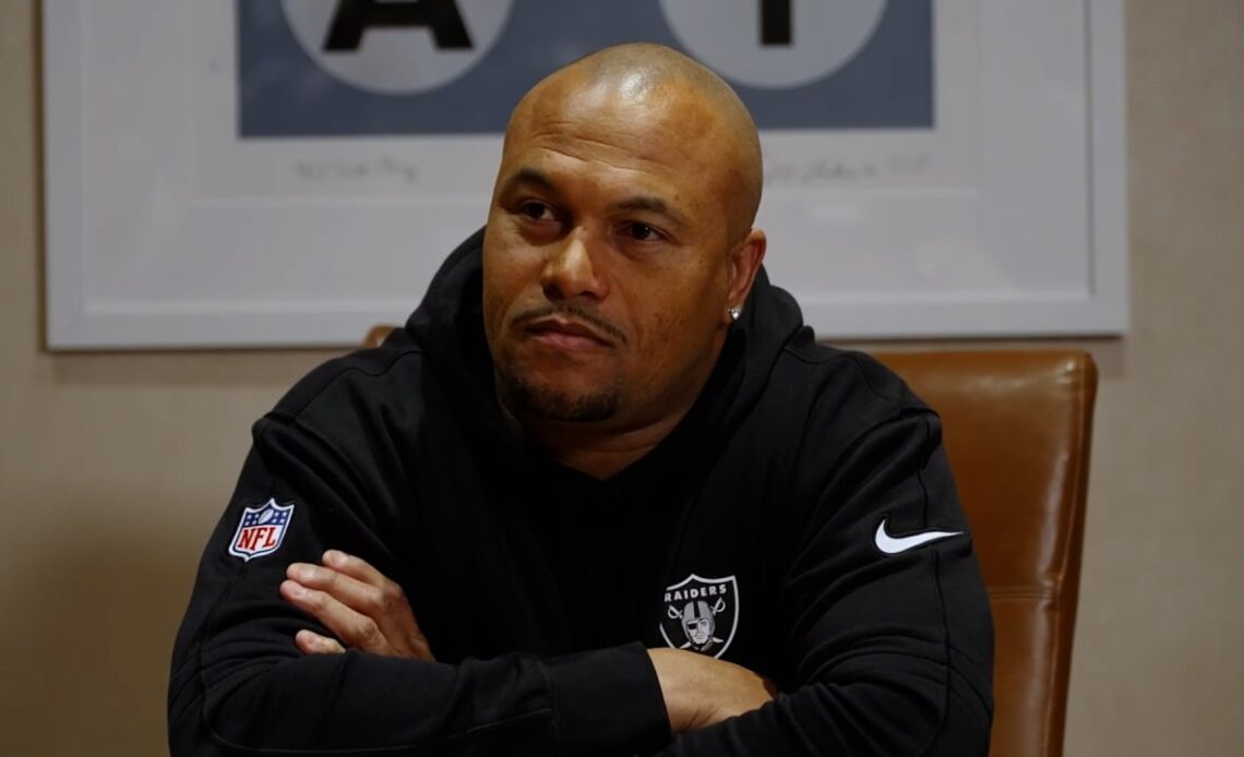 Antonio Pierce wants to build in the trenches, talks coaching staff