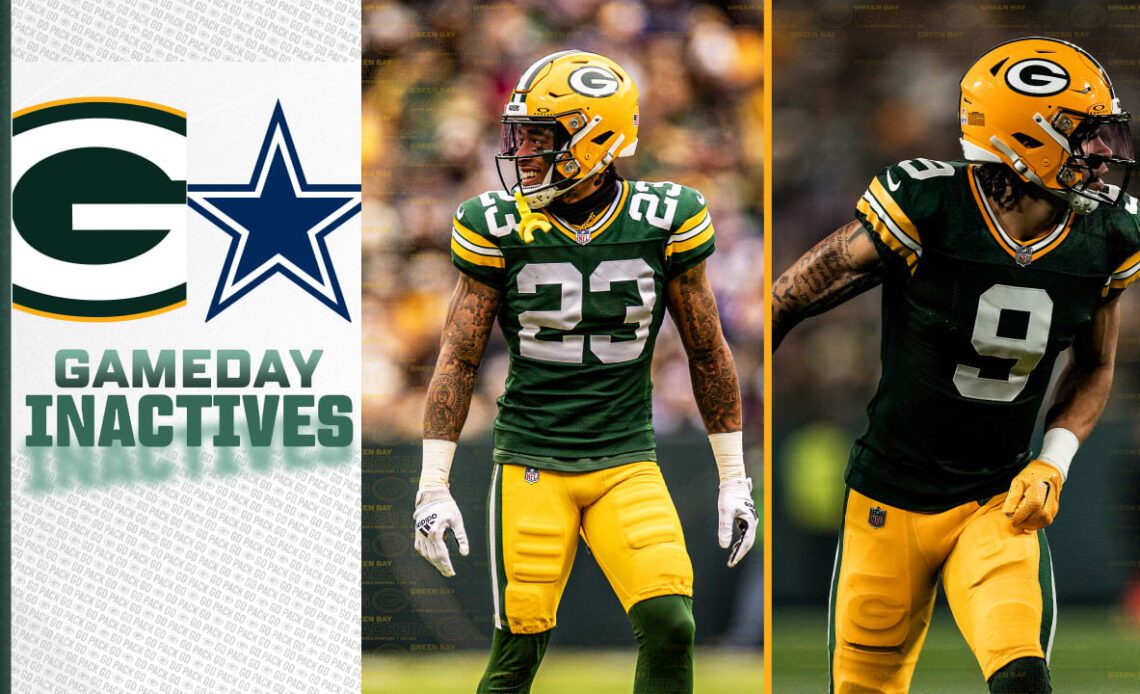 CB Jaire Alexander, WR Christian Watson both active for Green Bay