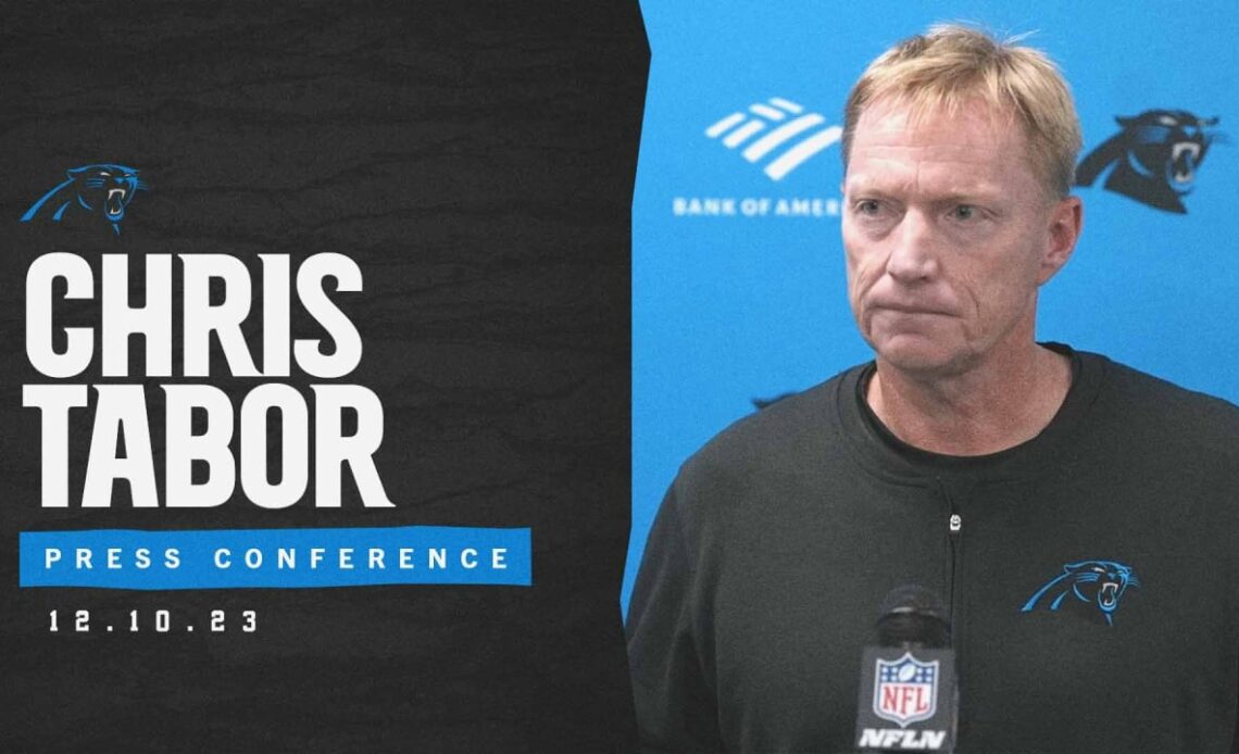 Chris Tabor addresses the media after Saints game