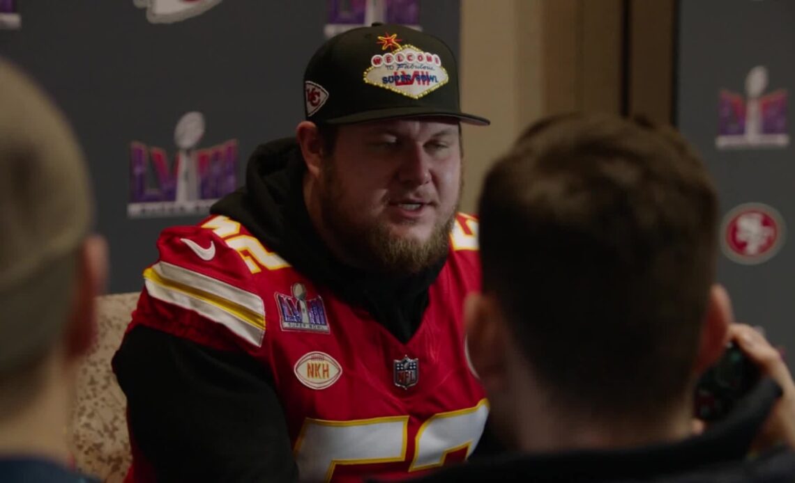 Creed Humphrey: "We're ready to roll in a hostile environment" | Super Bowl LVIII Press Conference 2/6