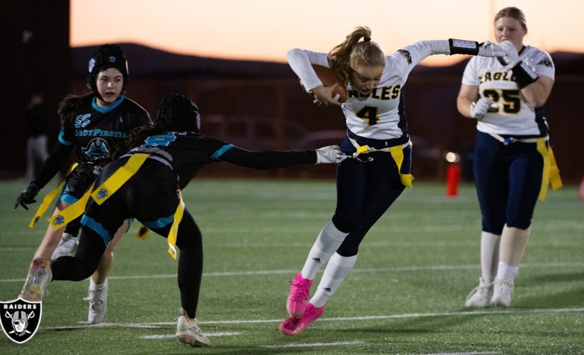 Highlights: Raiders' High School Flag Football Showcase