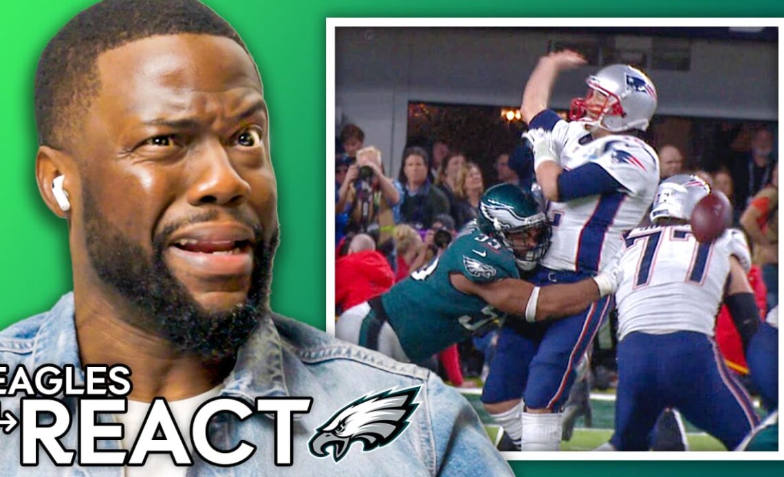 Kevin Hart Reacts to INCREDIBLE Eagles Highlights