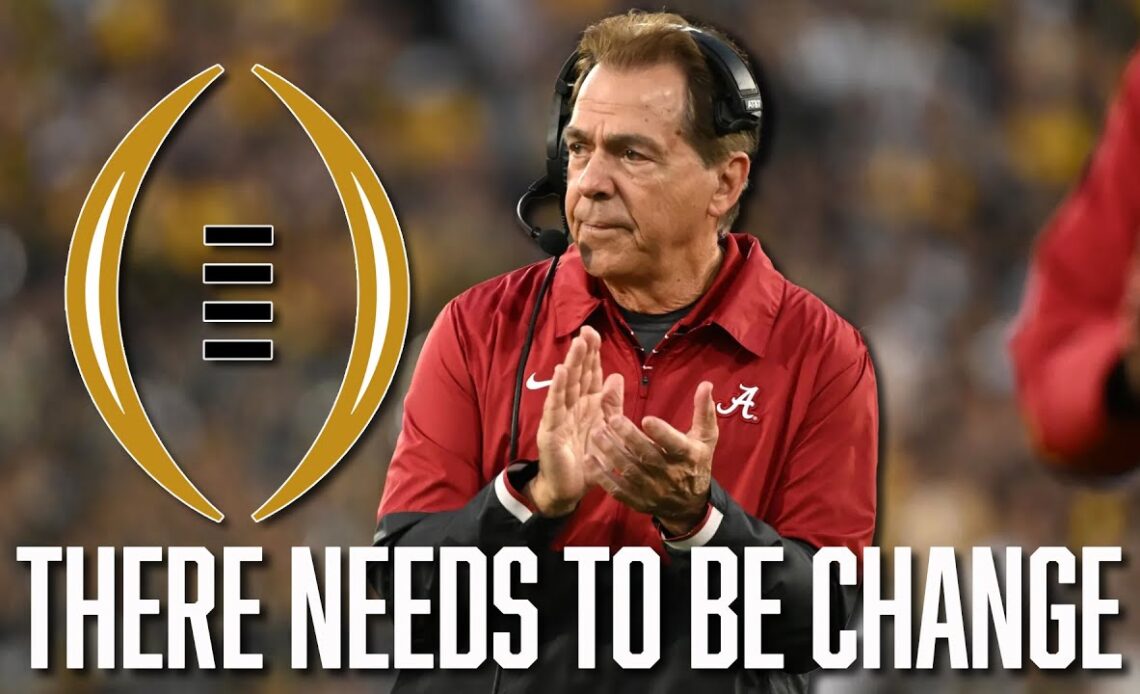 Nick Saban Questions the Current State of College Football | CFP | NIL | CFB