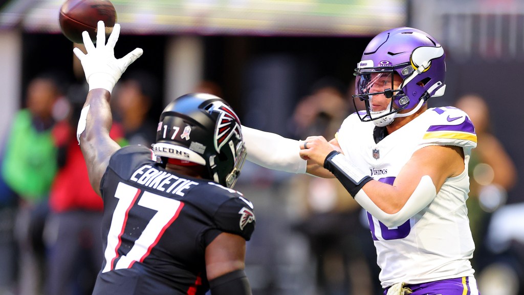 PFF names Falcons LB Arnold Ebiketie as 2024 breakout candidate