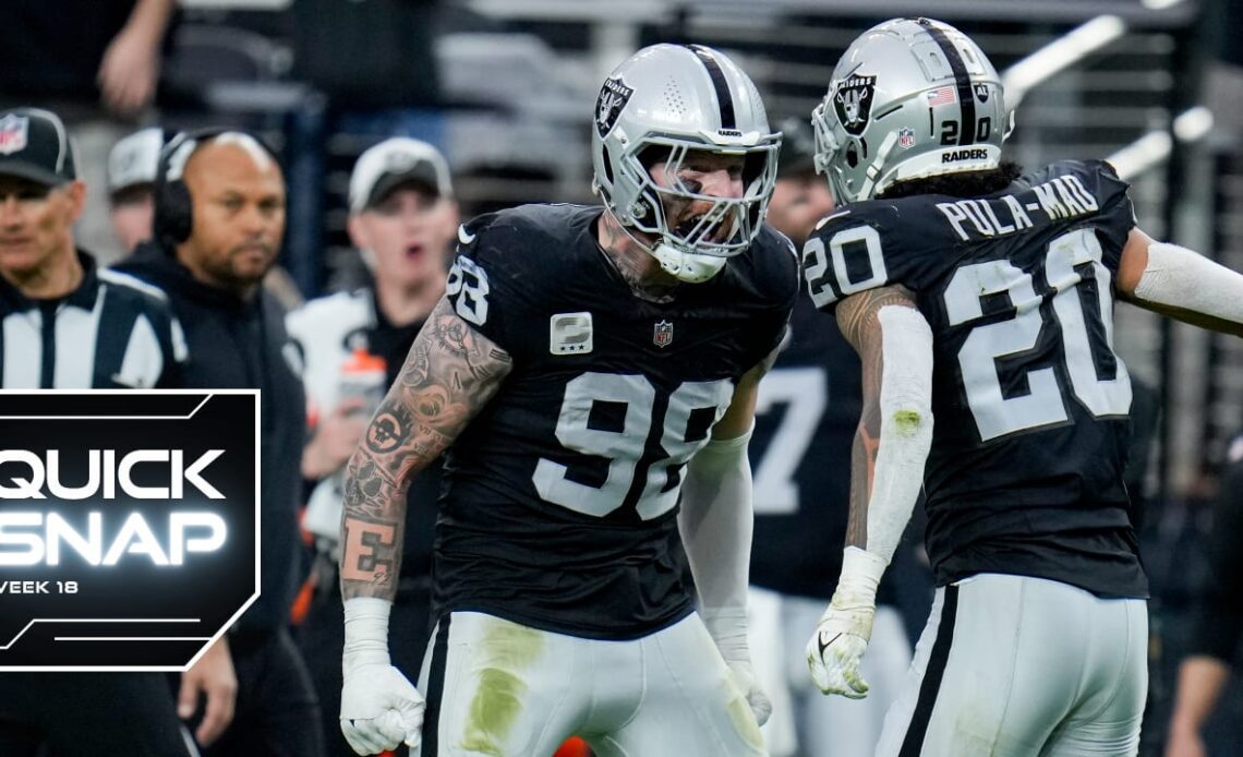 Raiders win their eighth straight matchup against Broncos in season finale