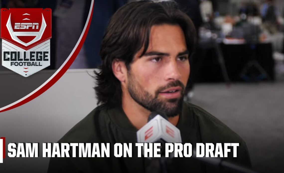 Sam Hartman details getting ready for the pro draft + charity work | ESPN College Football