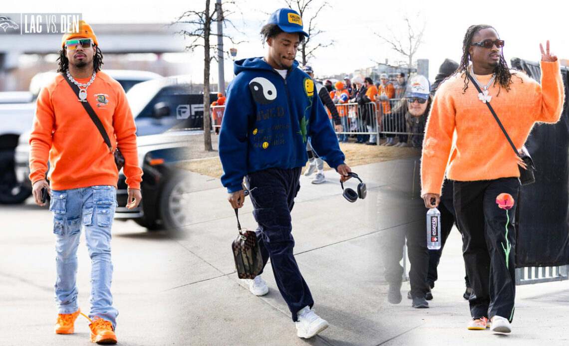 Arrival Style: The best of the Broncos' pregame fashion before Week 17 vs. the Chargers