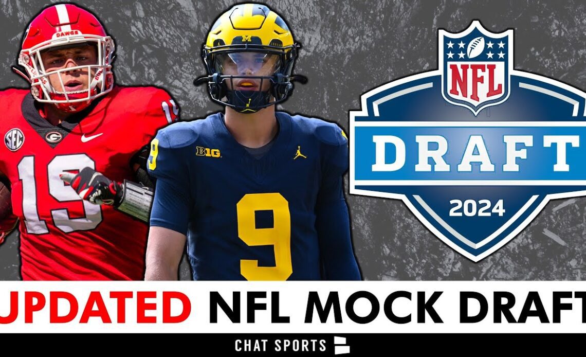 2024 NFL Mock Draft AFTER Vikings/Texans Trade: Vikings TRADE UP For Their QB! | Sperry’s Mock 1.0