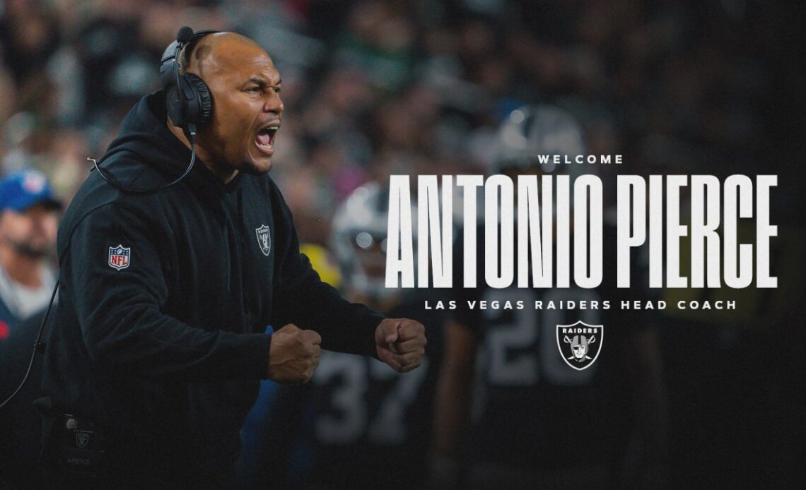 Antonio Pierce named Head Coach of the Las Vegas Raiders