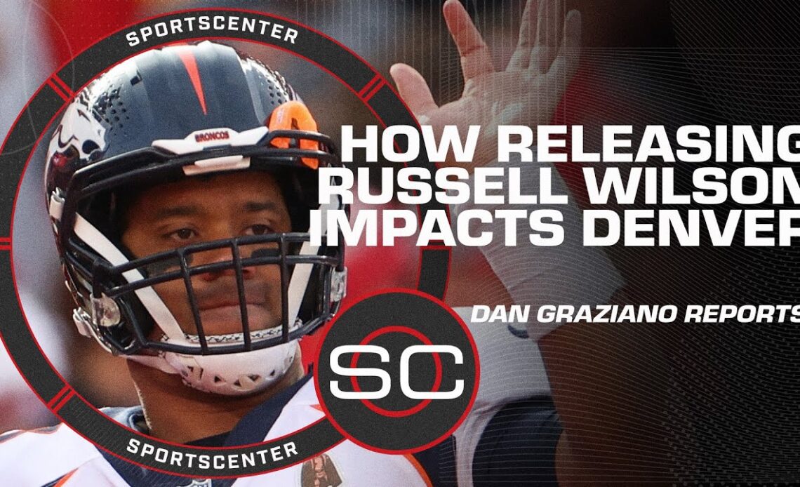 Broncos releasing Russell Wilson 🚨 Denver to absorb $85M dead money charge | SportsCenter