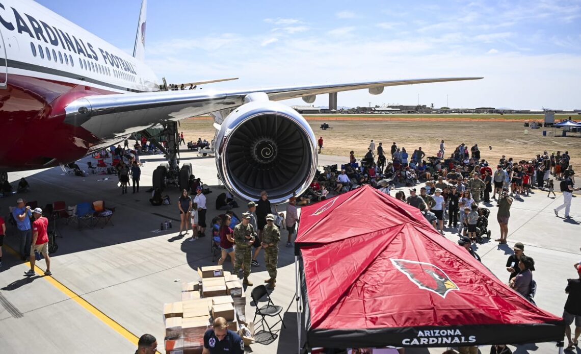 Cardinals Plane On Display At Luke Days Airshow