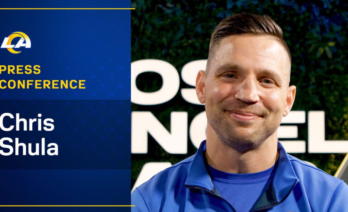 Chris Shula on being promoted to Rams defensive coordinator, defensive philosophy and learning from Wade Phillips, Brandon Staley and Raheem Morris