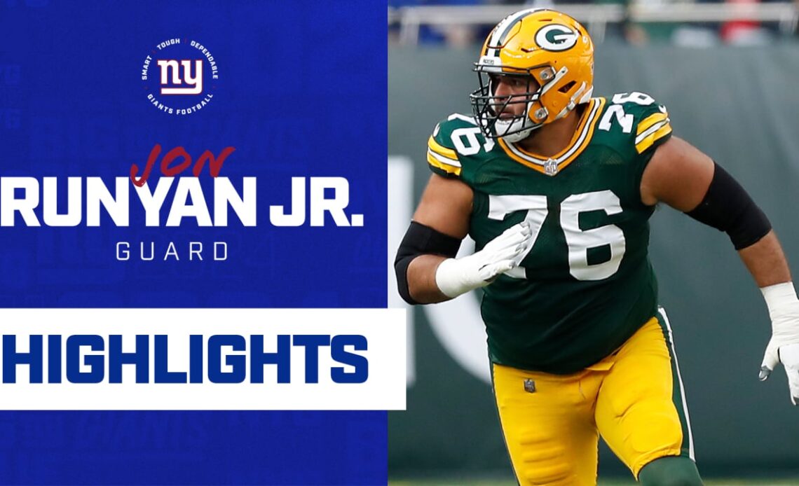 🎥 Highlights: Best of OL Jon Runyan Jr.