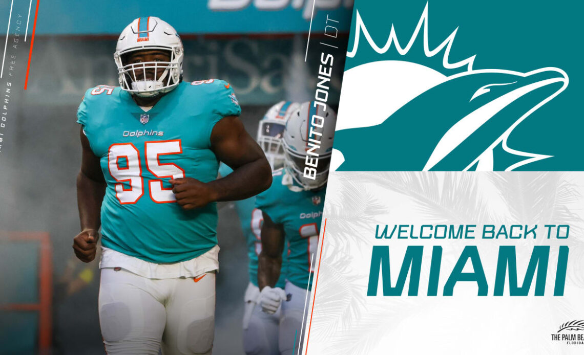 Miami Dolphins Sign Benito Jones