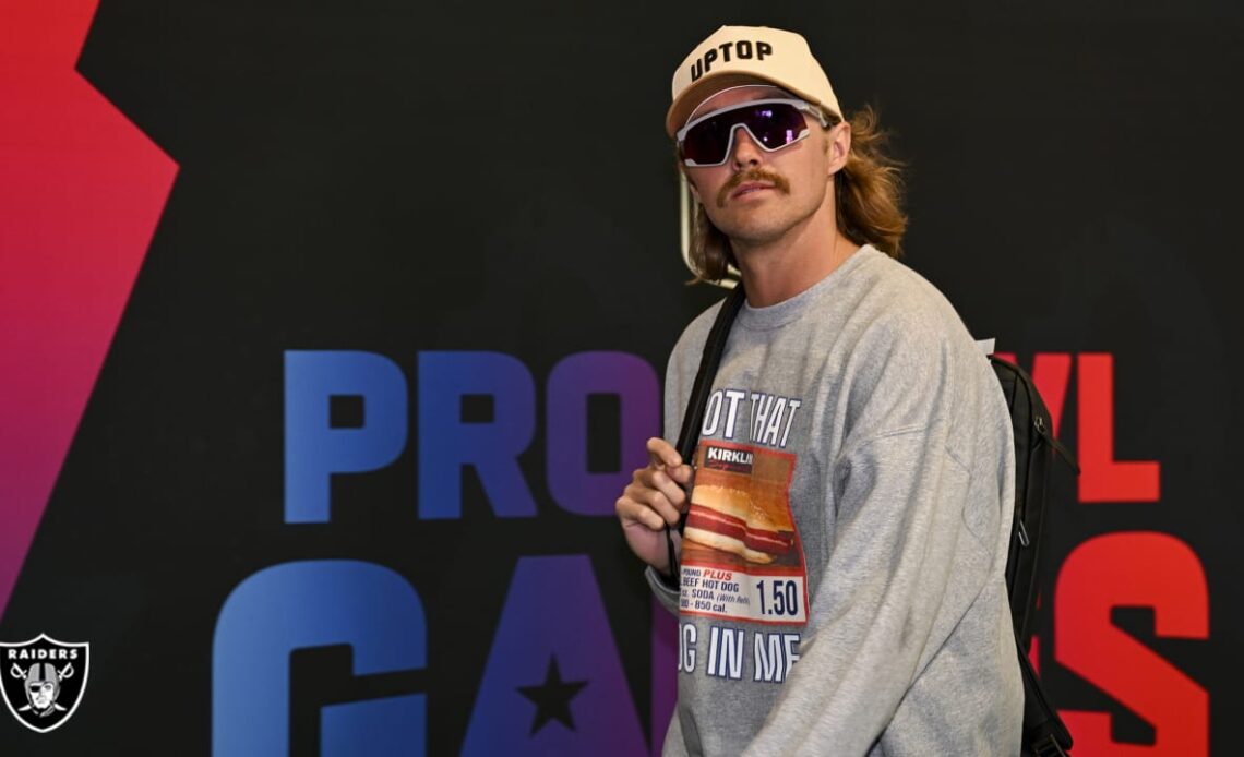 Punter AJ Cole at the 2024 Pro Bowl
