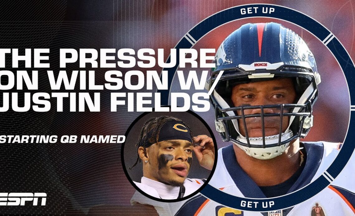 QB controversy INEVITABLE? 😮 Russell Wilson's case over Justin Fields in Pittsburgh | Get Up